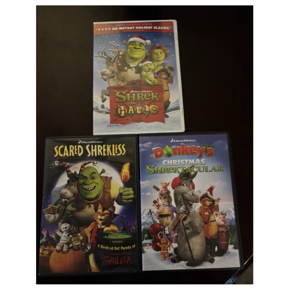 5 Shrek DVDS